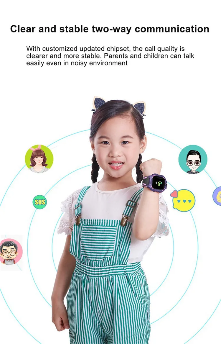 Kids SmartWatch SIM card Smart watches GPS SOS Video Call Message Smart watch with kids