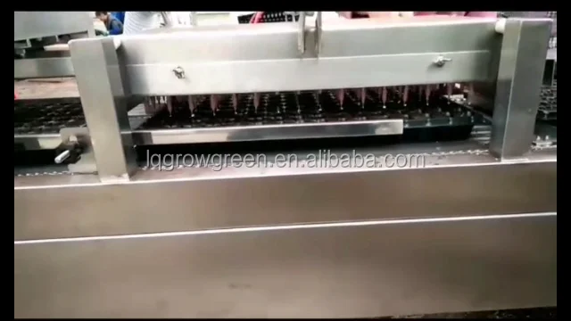 GGSCX Automatic seeder machine for sowing seed into trays with high precision and fast speed up to 750 trays per hour