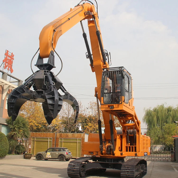 Factory sell excavator scrap grab bucket for Hydraulic Excavator Waste handling operation