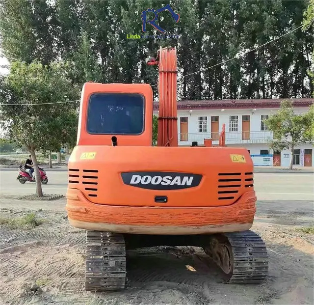 Free shipping 8ton mini excavator used original Doosan DH80gold Hydraulic crawler Secondhand backhoe digger Doosan DH80
