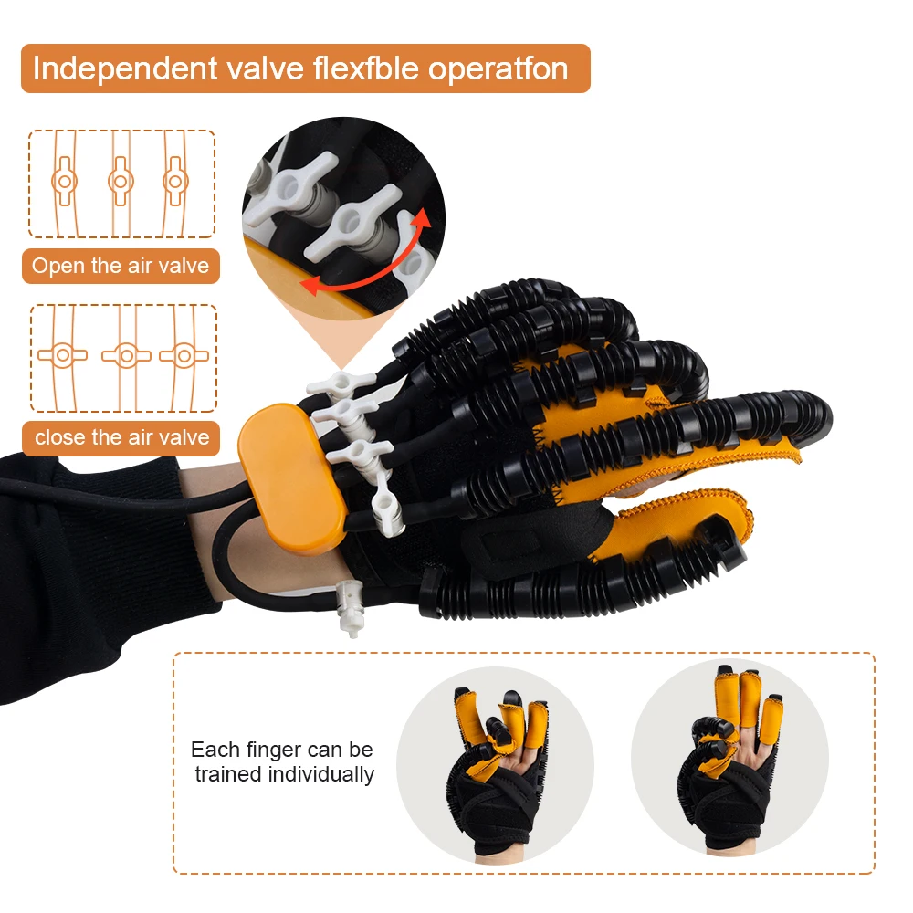 Physical Therapy device Robotic Stroke Hemiplegia Finger Training Robot Rehabilitation Hand Machine