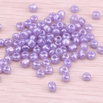 Wholesale spot In Stock Style Beautiful Candy Color Size 6/0 8/0 12/0 Ceylon Round Glass Seed Beads