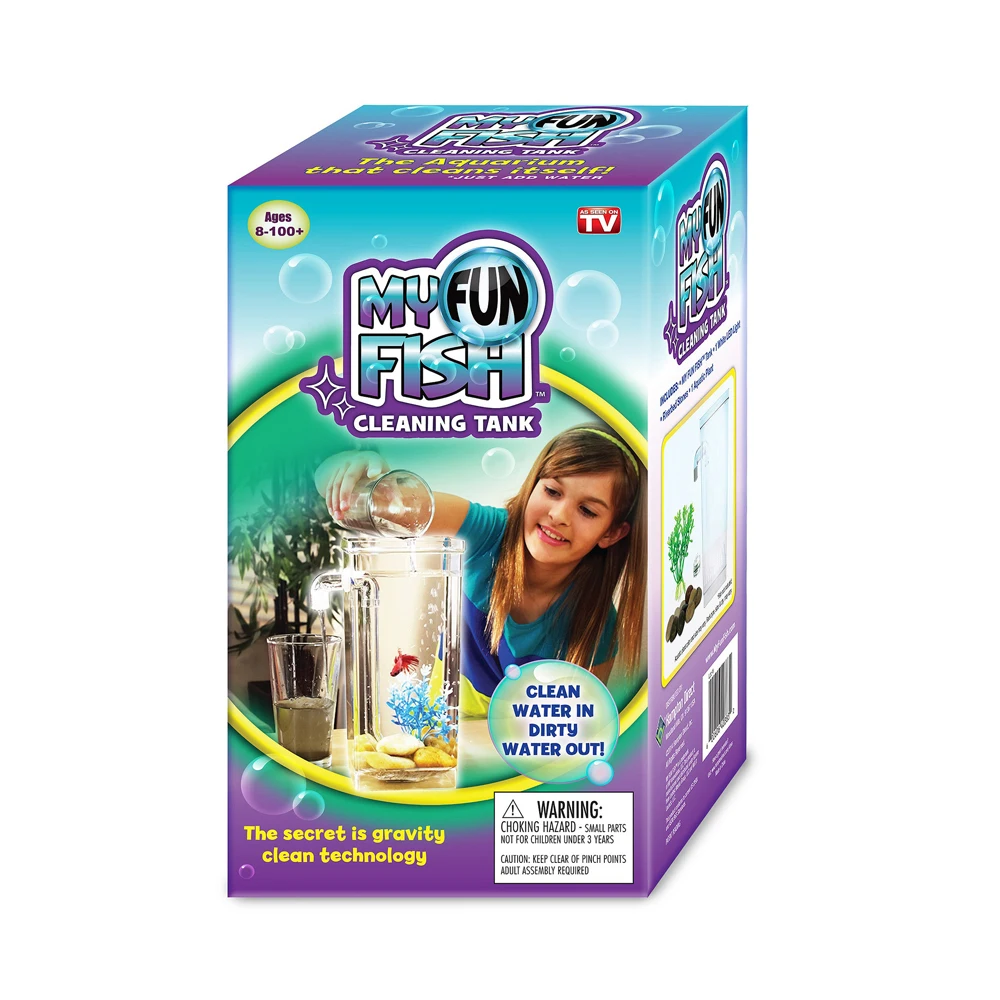 3L Lazy Mini Eco Landscaping Office Desktop Self-cleaning Ecological Fish Tank Night light tank Aquarium Fish Tank