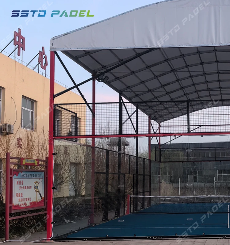 SSTD Padel Court Cover Completed Tennis Court plus Roof Paddle tennis court Ceiling Panoramic Roof