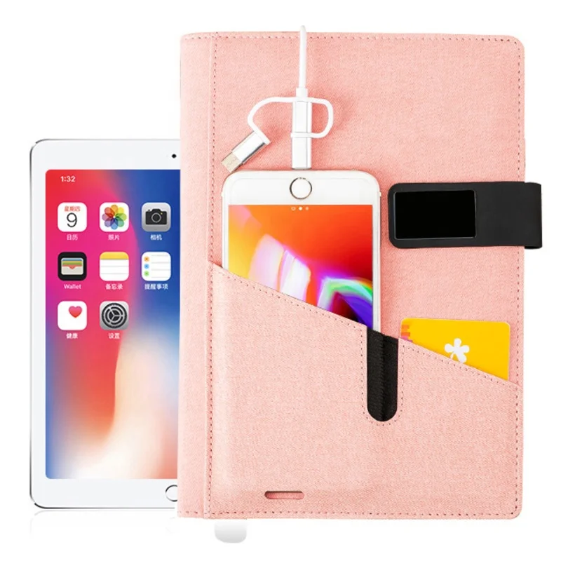 Company Presents a Multifunctional A5 Power Notebook Business Notebook With Customizable Logo As a Gift