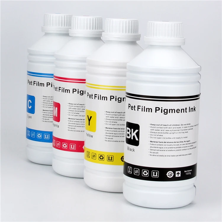 Good Quality Pet Film Water Based Pigment Ink Dtf 6 Color And White Ink Dtf For Epson L1800 1390 3880 Printer