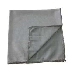 Китай, оптовая продажа, полотенце для мытья автомобиля без ворса, 16x16 300 г/м2, микрофибра, салфетка для мытья стекол, хромированный экран