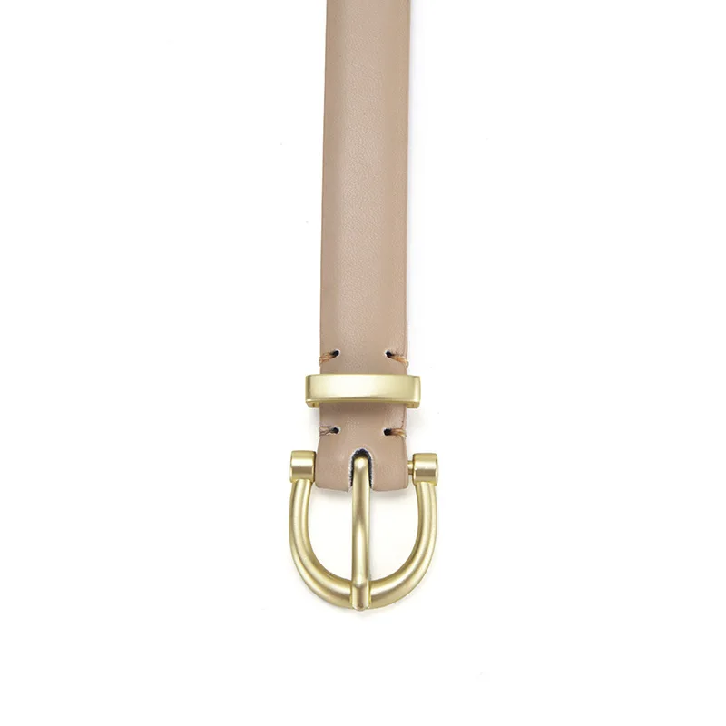 Fashion Antique Retro Simple Female Teens Thin Style Belts Ladies Cut Edge Jeans Belt