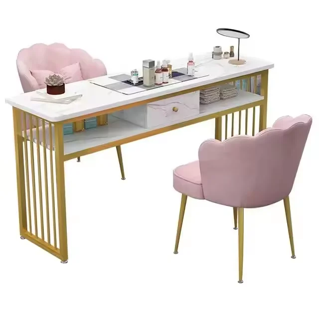 Hot Selling Modern Style Multifunctional Nail Table Beautiful and Practical Salon Furniture