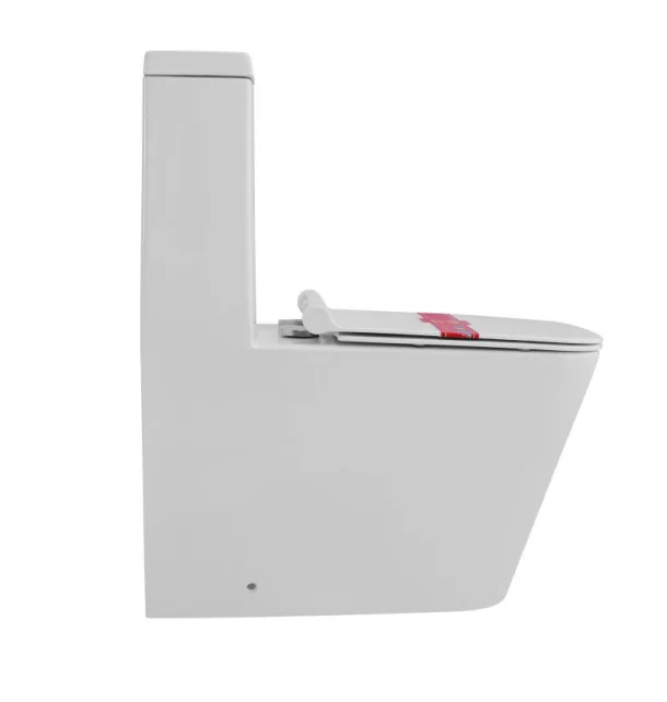 European Style Washdown One-piece Ceramic Toilet High-grade Hotel Special High-Quality Square Toilet