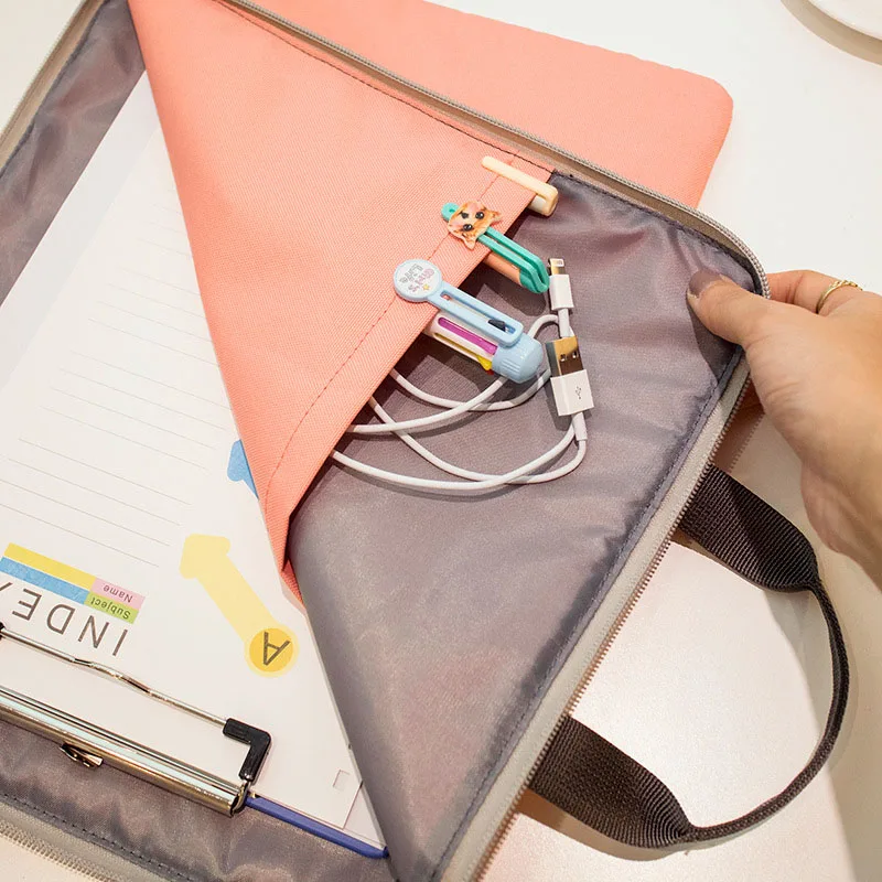 2022 Wholesale Fashion Business Laptop Bags Covers For Computers Custom Portable Document Bag File Pocket