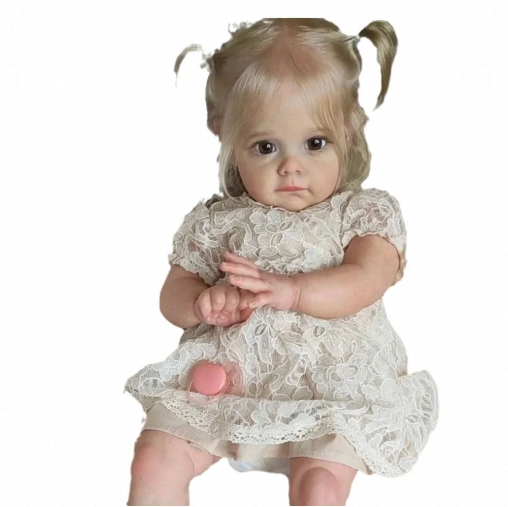 60CM Reborn Baby Dolls Maggie Cute Loli Realistic Soft Silicone Reborn Dolls Bebe Baby Reborn Silicone Toys For Baby