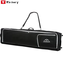 2022 Padded More length 152cm ski bags with wheels wheeled ski bag ski bag with wheels