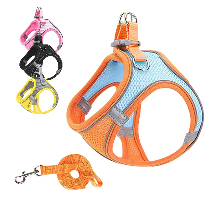 2 In 1 Retractable Dog Leash And Harness Vest New Inventions No Pull Full Body Custom Designer Harness for Dog