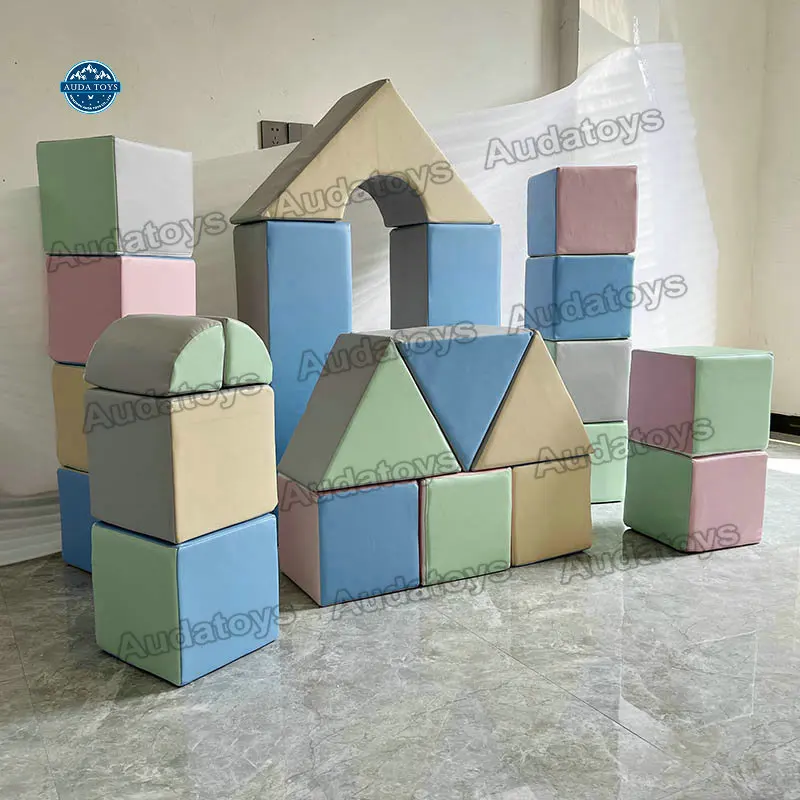 3 Pcs Oversized Kids Fun Castle Blocks Toys Playground Flooring Area Indoor Soft Play Party Equipment for Kids