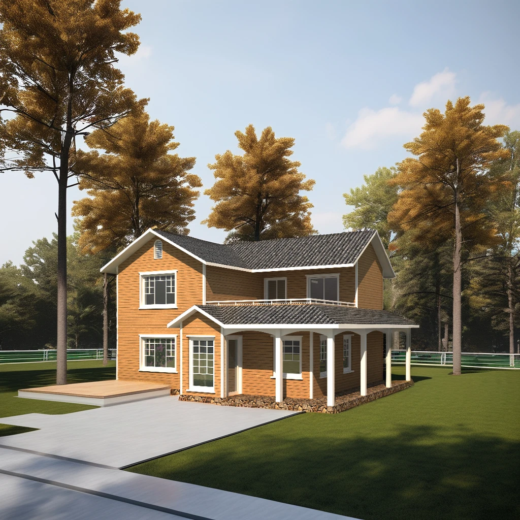 Модульный стальной контейнерный дом, 20 футов, 40 футов