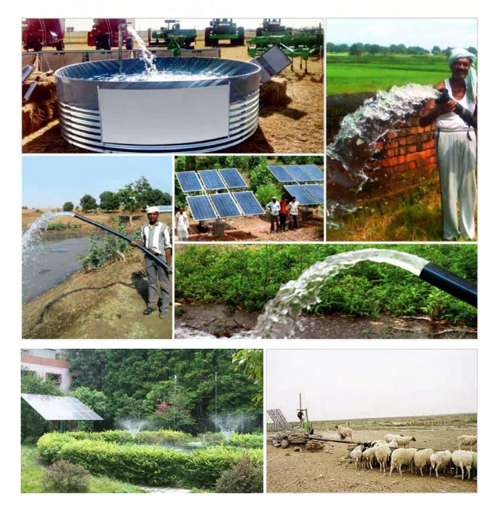 Solar Water Pump Inverter Motor Speed Control 0 75kw 1 5kw 2 2kw 4kw 5 5kw 7 5kw DC to AC Variable Frequency Driver SKI Output
