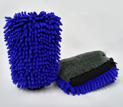 domestos cleaning products Microfiber Chenille Cleaning Glove, Shaggy Chenille Car Drying Mitt