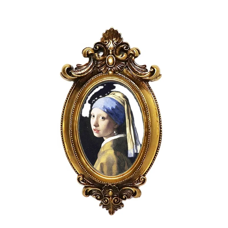 Antique Gold Resin Picture Frame Mouldings Ornaments for Decorative Wall Furnishings Mirrors