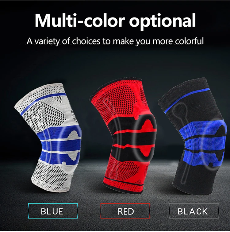 Runyi 2 Pack Compression Knee Braces Knitted Knee Support for ACL & Arthritis Pain Relief