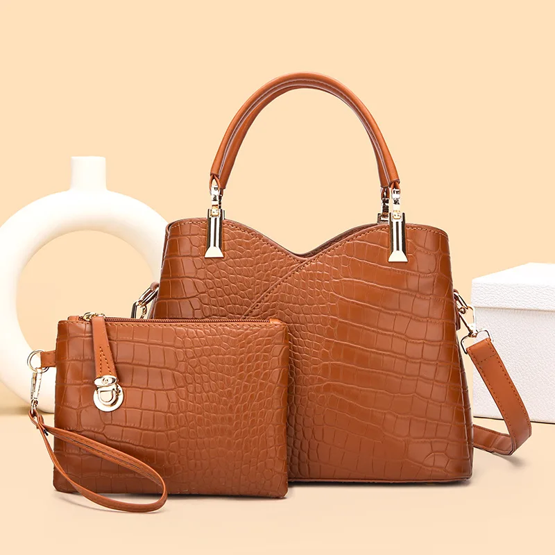 WESTAL Design Women Purse and Handbags 2 in 1 Bag Set Leather Women Clutch Bag Ladies Handbag Bag Set for Women