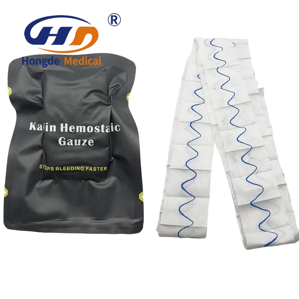 Wholesale Factory Sterile Combat Kaolin Hemostatic Gauze