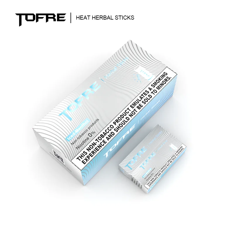 Tofre Manufacturer Menthol Flavor Heat Not Burn Sticks For Heat Device Heat Tobacco Herbal Sticks