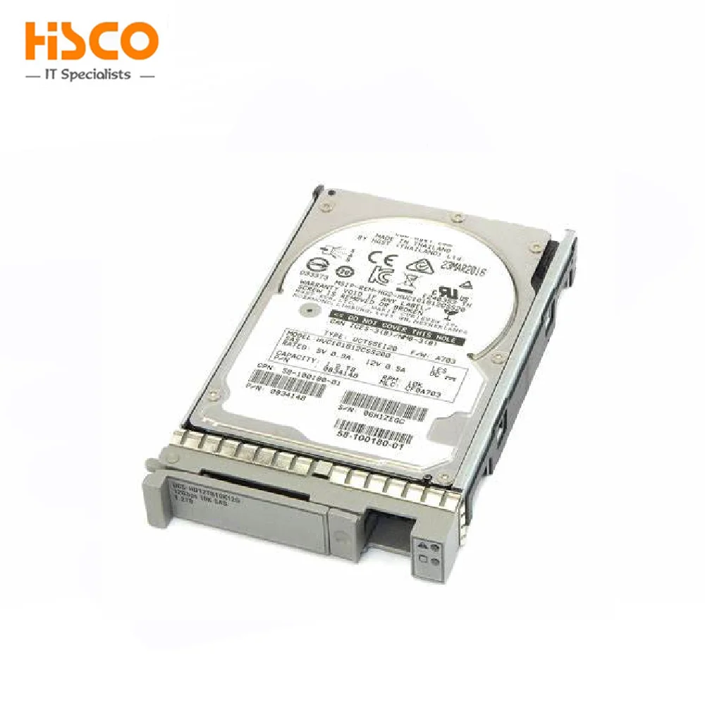 Huc109ecss200 для HGST Ultrastar C10k1800 1,2 ТБ 10520 об/мин SAS 12 Гбит/с 128 МБ буфера 512n Ise 2,5 дюймовый корпоративный жесткий диск HDD