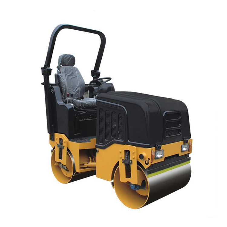 Construction Machinery Mini Asphalt Double Drum Vibratory Roller 1ton 2ton 3 Ton Mini Road Roller Compactor