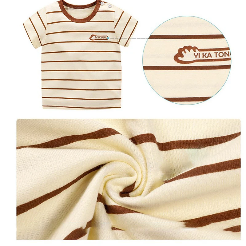 CTGYP Summer Boys Girls Pure Cotton Baby Boys T Shirts 5 - 6 Years Multistyle Baby T Shirt