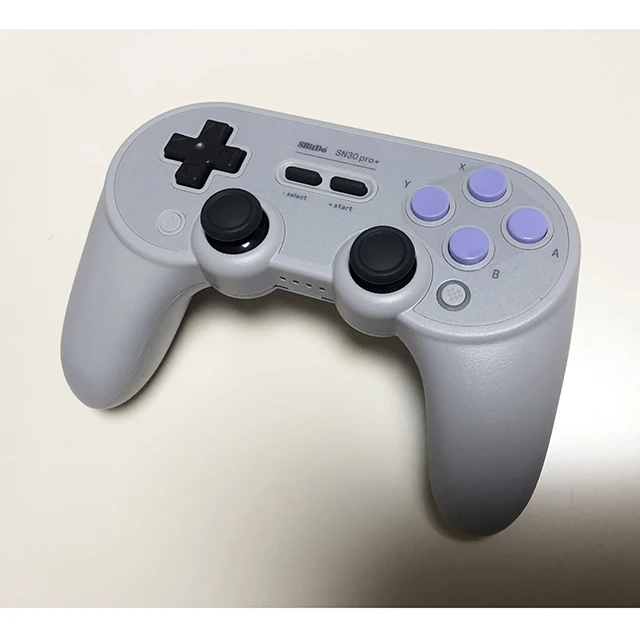 
2019 8BITDO SN30 PRO PLUS Wireless BT controllers grip handle for PC computer Android Switch console SN30 PRO+ gamepad 
