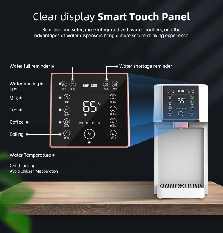 portable Hot And Cold PP Plastic Mini Water Dispenser Dispensador De Agua Desktop Water Dispenser