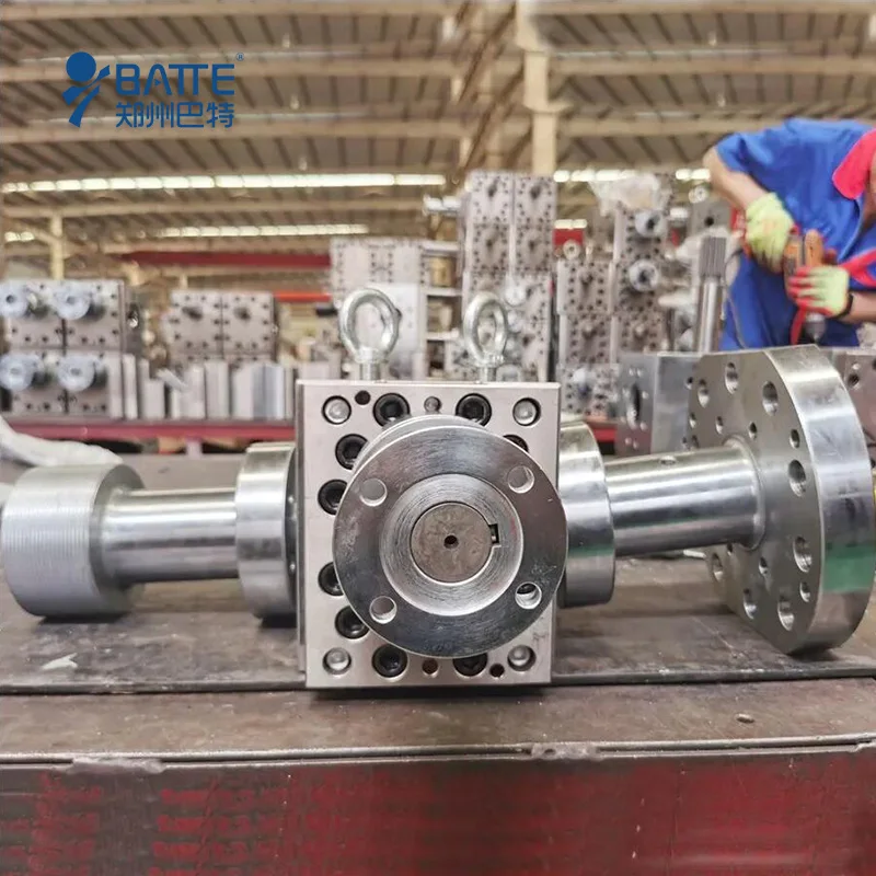 pp plastic zipper extruder machine melt gear pump