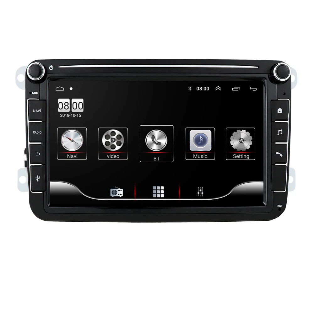  Автомобильный GPS-навигатор стерео-радиоприемник на Android 8 дюймов Wi-Fi для Skoda Superb II Yeti dogegolf