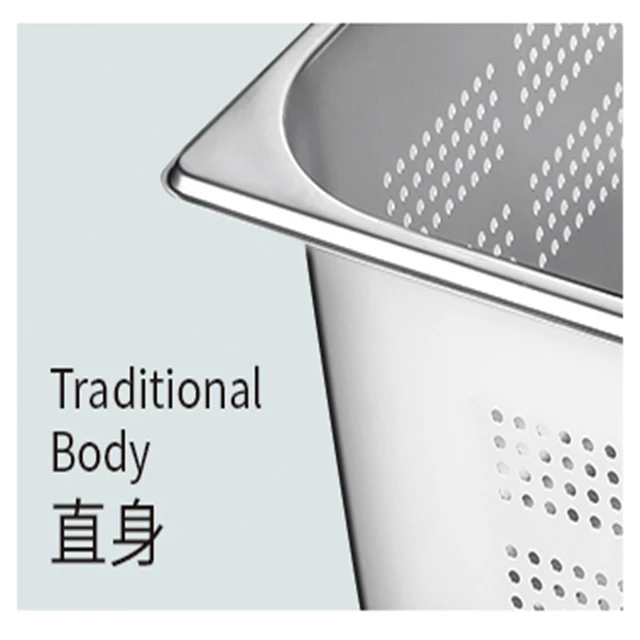 Professional manufacturer High Quality  kitchen equipment Stainless Steel Perforated 1 2  Gastronom GN Pan