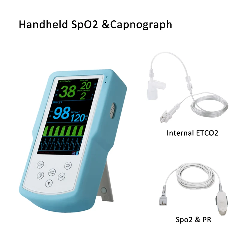 Veterinary Equipment Medical SPO2 ETCO2 Monitor