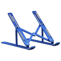 MC Oxidized rose gold aluminum alloy notebook stand foldable and portable laptop stands suit for 15.6 inch laptop