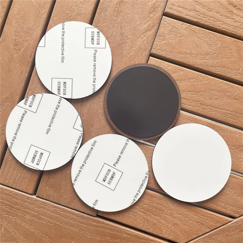 MDFSUB in stock High Quality Wooden Sublimation Blank Magnetic Blank sublimation MDF Fridge Magnets