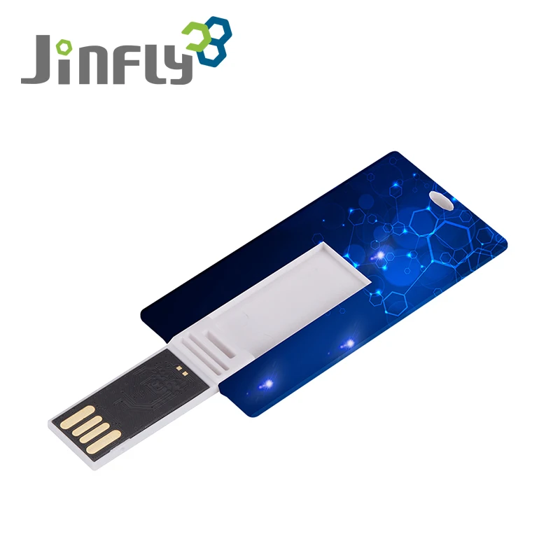 JINFLY UDP Manufacturer Custom Popular Credit Card 16gb Pendrive 512MB 1GB 2GB 4GB 8GB blank usb card flash drive 2.0
