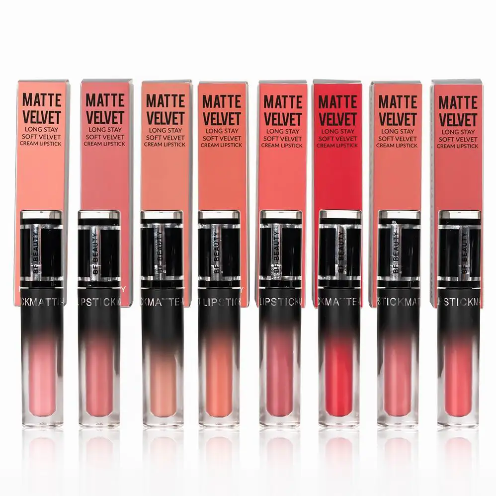 Vegan High Quality Matte Liquid Lipstick Vendor Vegan Cruelty Free Manufacturers Matte Velvet Cream Liquid Lipstick