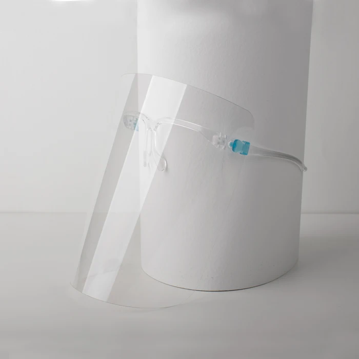 Reusable clear Plastic face shield With Eye Shield Anti Fog