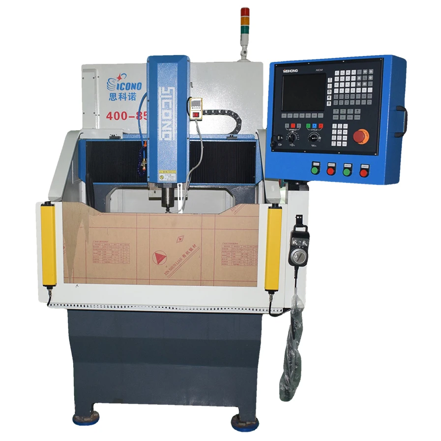 Горячая Распродажа, высокоточный 400*400 cad cam cnc фрезерный и гравировальный станок для металла
