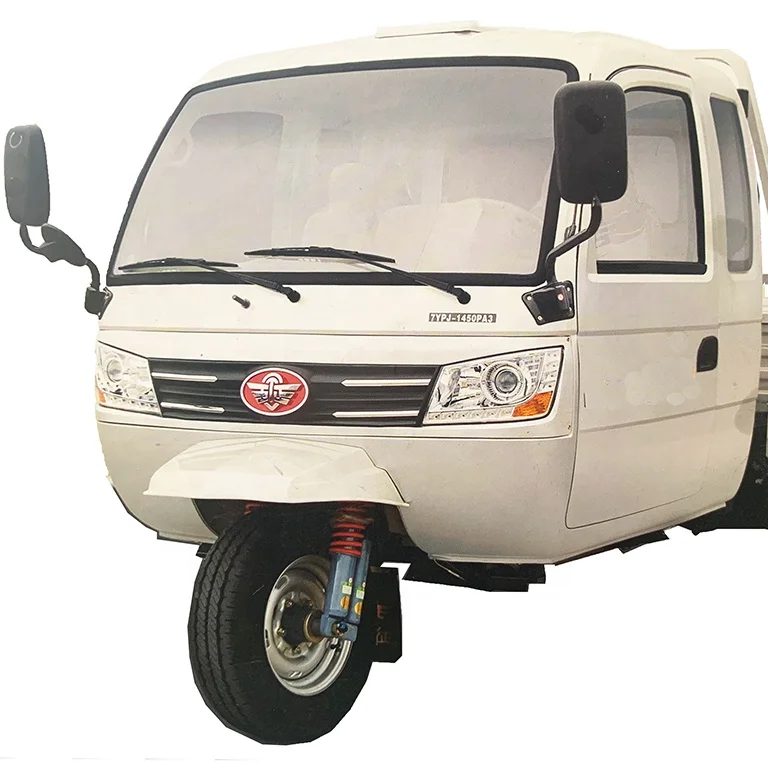 Enclosed agricultural diesel engine tricycle high quality cargo tricycle adult tricycle