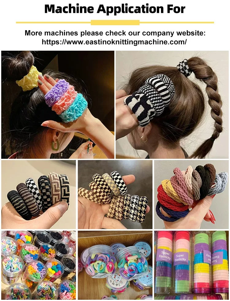 Electronic Double Jersey Full Jacquard Hair Band Knee Support Circular Knitting Machine