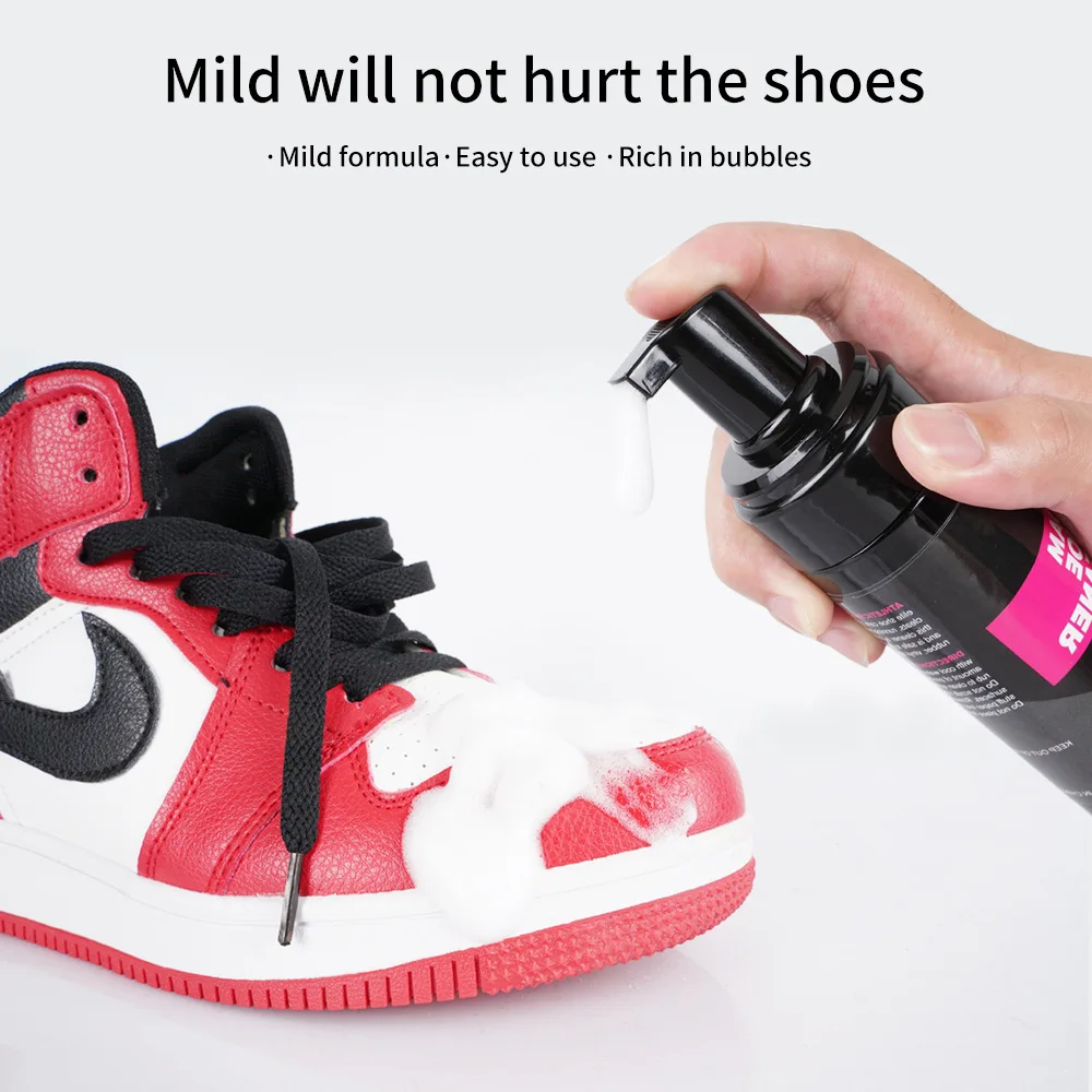 Single Bottle Set with Custom Logo Waterproof Sneaker Cleaner Kit Featuring Leather Conditioner to Remove Shoe Stains Deodorant