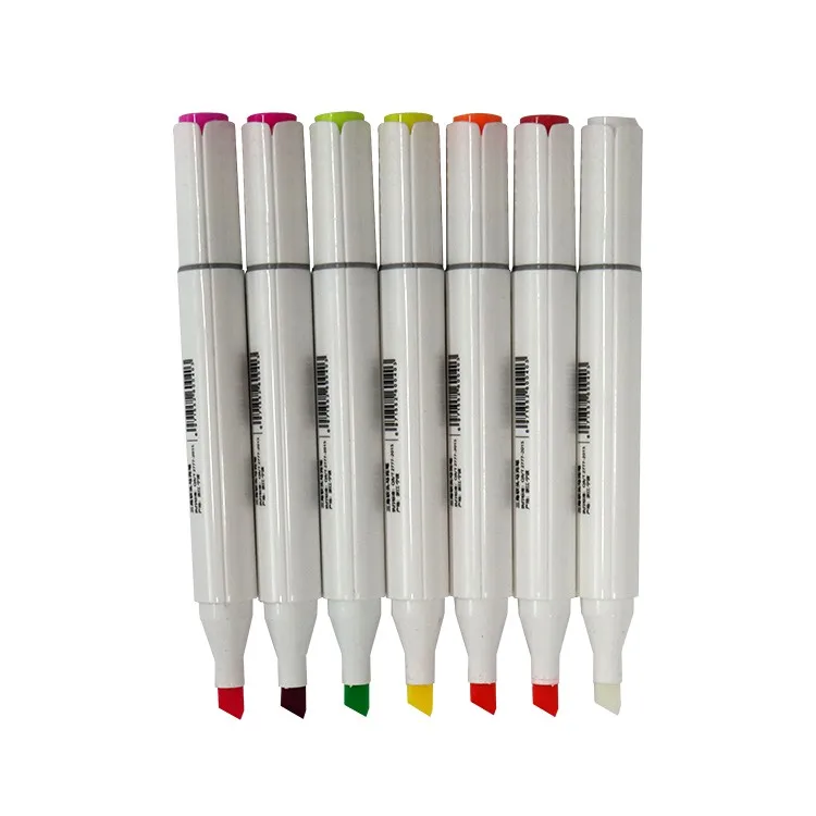 Promotional 168 Colors Alcohol Based Twin Dual Tip Markers For Artist