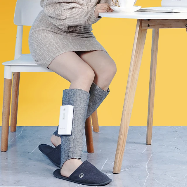 Custom air compression Portable foot calf massager Air Compression heat Leg Massage device relax machine portable calf massager