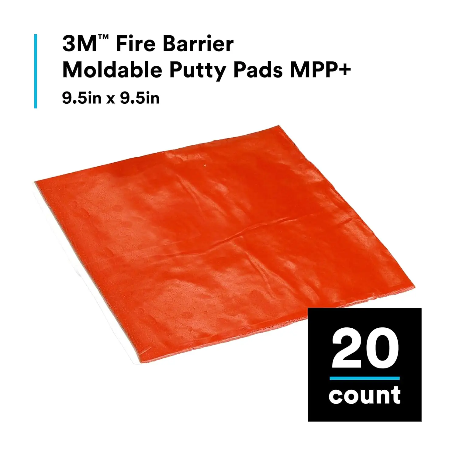 Fire barrier 2001 silicone rtv foam Moldable Putty Pads MPP+, Red Color, One-Part, Ready-To-Use, Intumescent Material