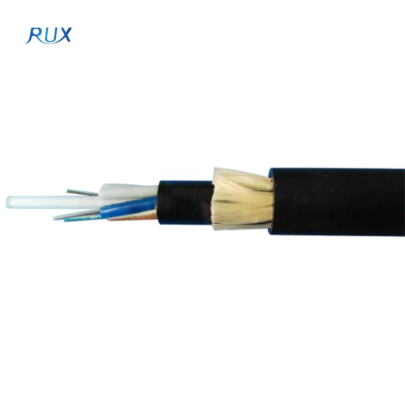 Telecommunication Use ADSS 24 Cores Single Mode Fiber Optic Cable