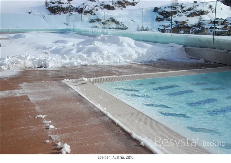 
Outdoor Waterproof Wooden Flooring Swimming Pool Deck Floor Wood 